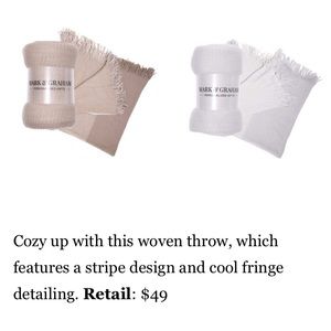 Mark & Graham throw blanket